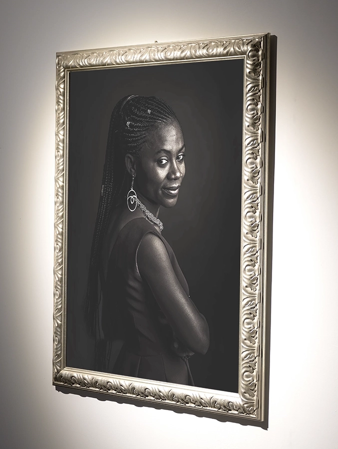 viale repupplica 17 Quadro ritratto fotografico appeso al muro